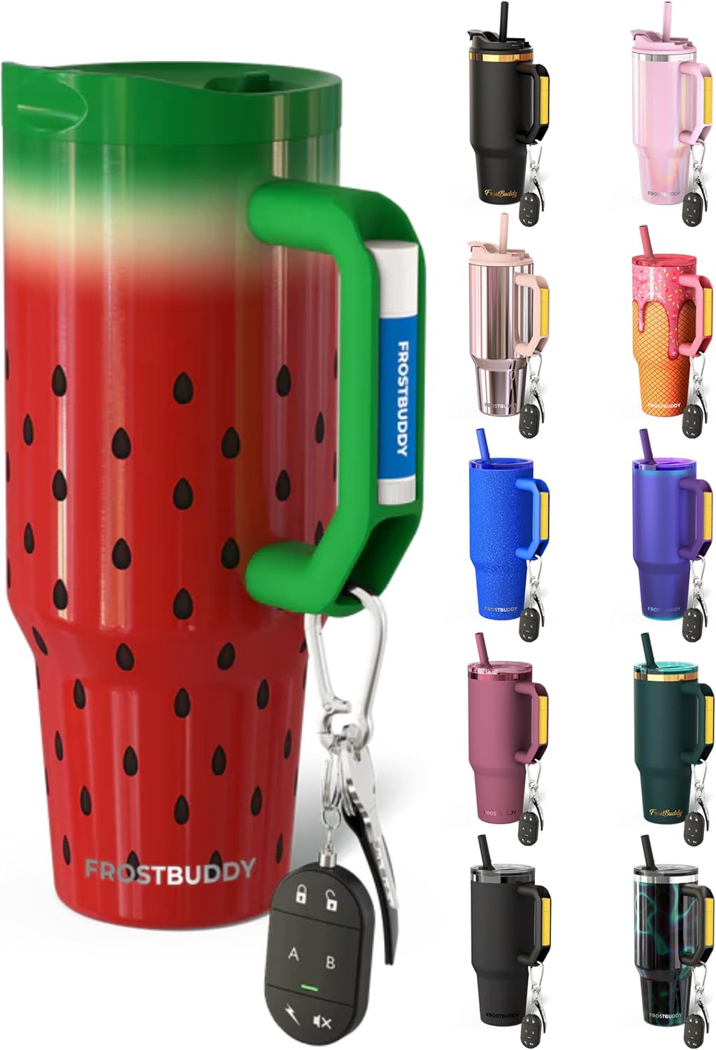 Frost Buddy Thicc Buddy - Vaso de acero inoxidable de 40 onzas con...