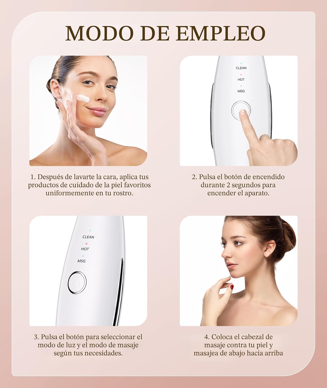Dopsikn Máquinas Galvanicas de 7 Colores - Terapia de Luz Roja para...
