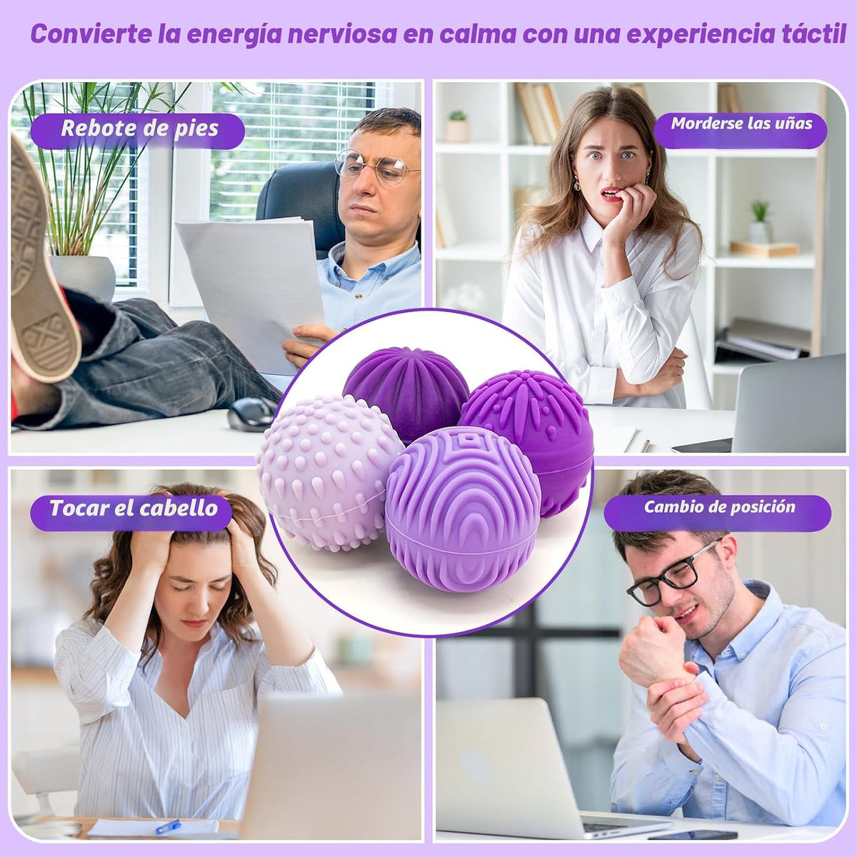 Fidget Toys - Pelotas magnéticas para el estrés para adultos y adol...