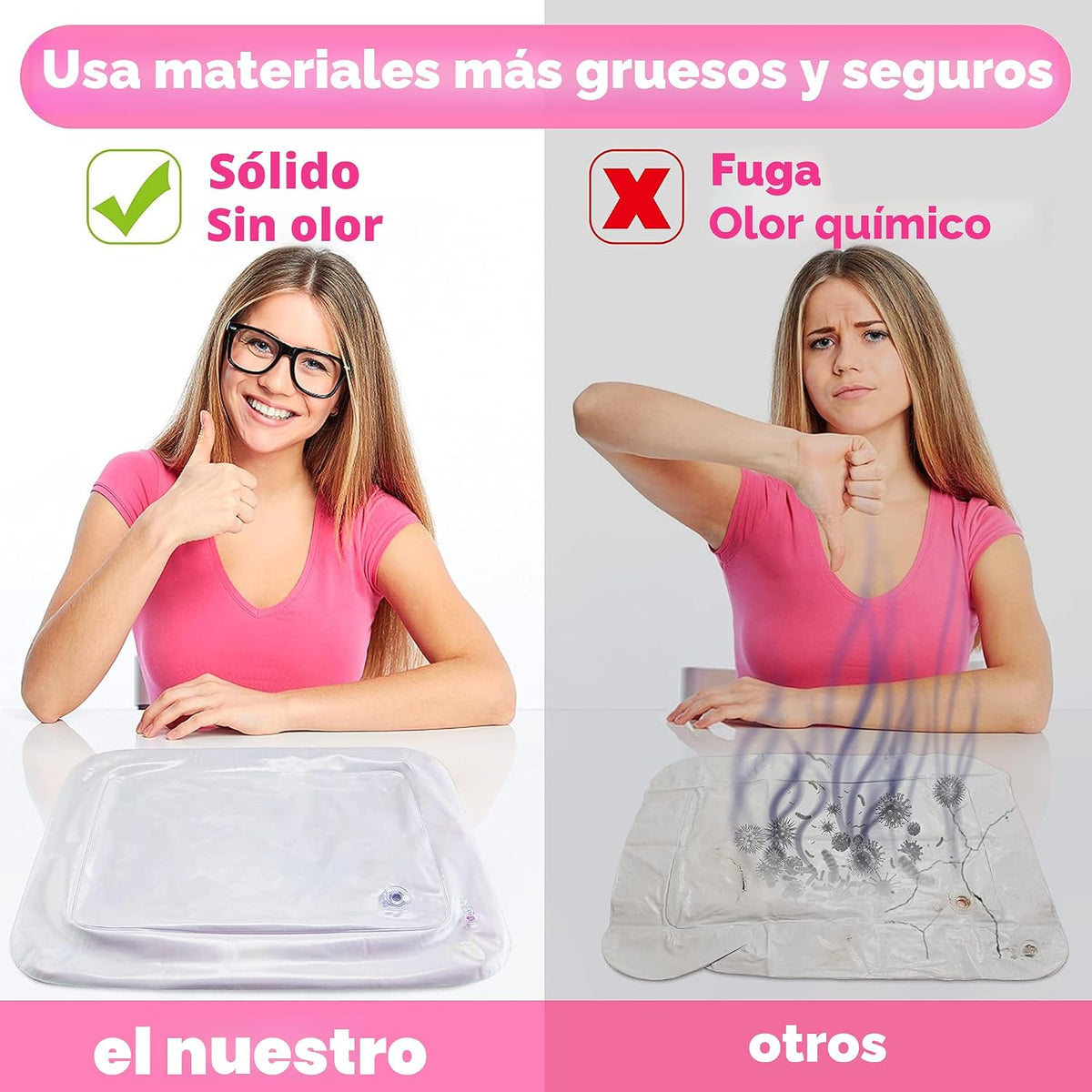 Yeeeasy Tapete de Agua para Tiempo Boca Abajo para Niña, Juguetes p...