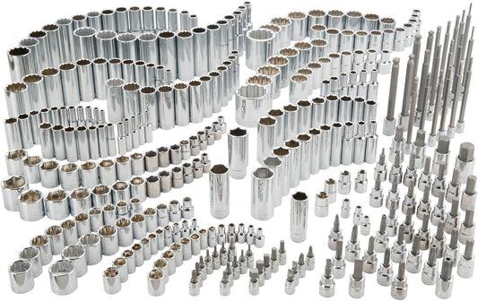 CRAFTSMAN - Juego de 299 piezas de enchufes, incluye enchufes profu...