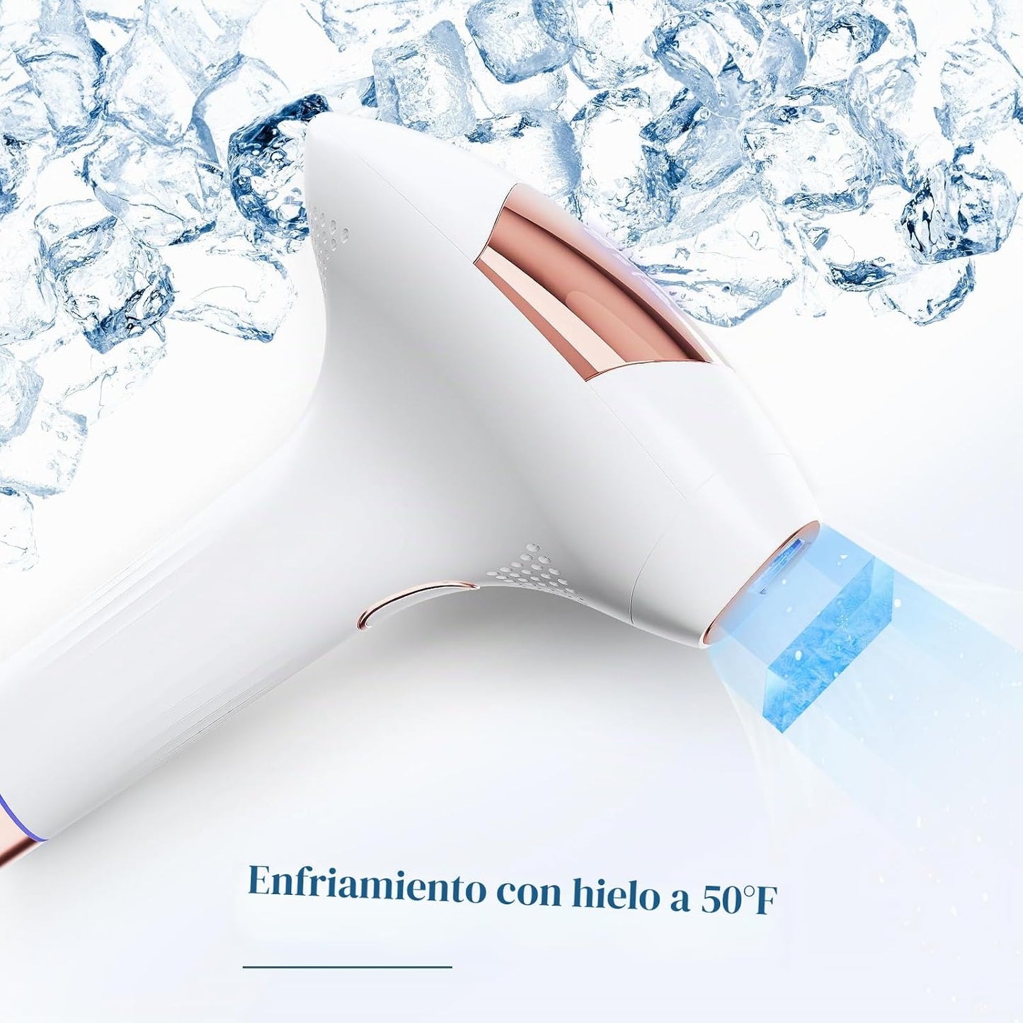 Xsoul Depilación láser IPL con enfriamiento, removedor de vello de...