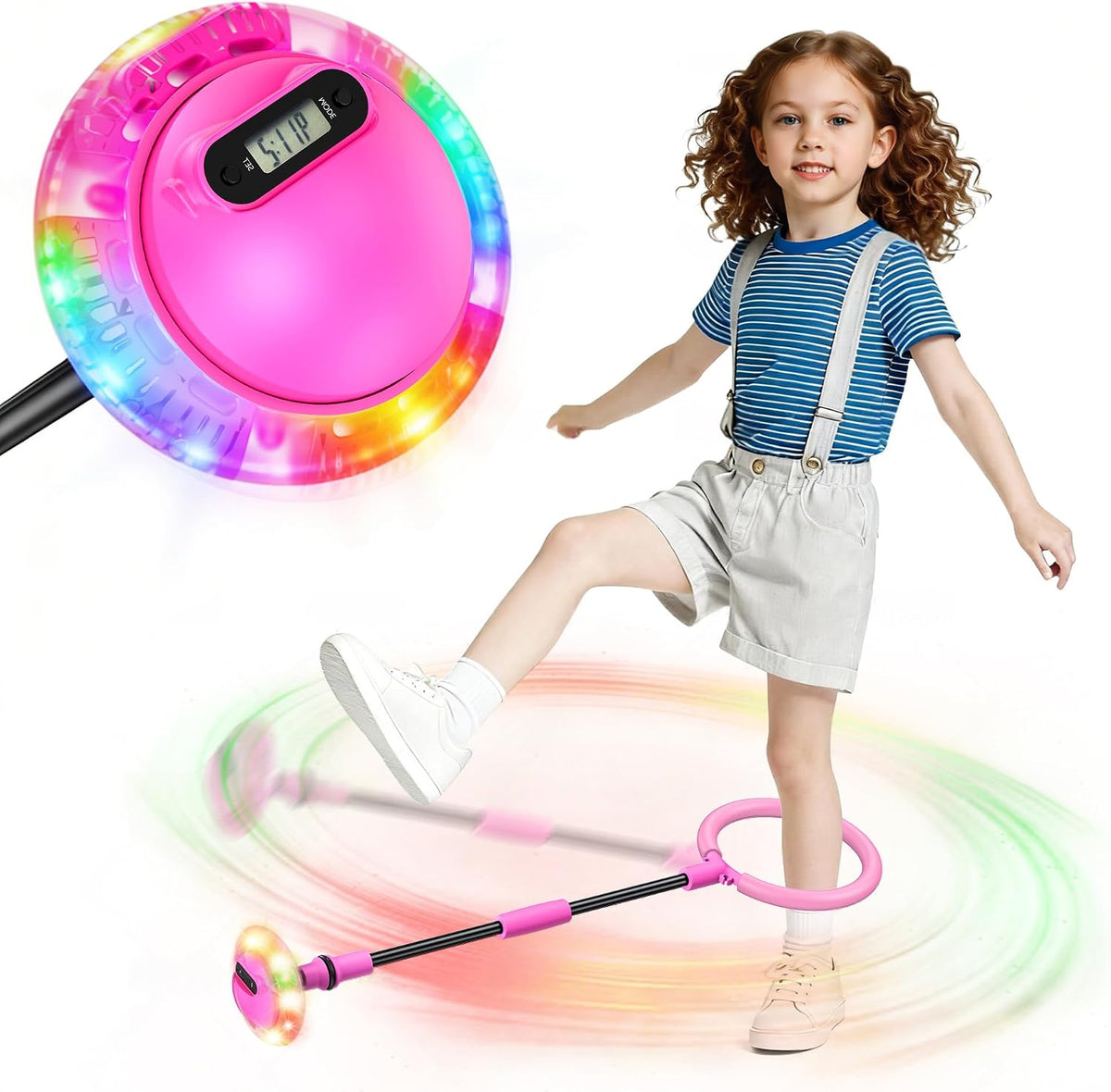 voopark Skip Ball para niños \u2013 Pantalla LED Skip It Toy con mo...