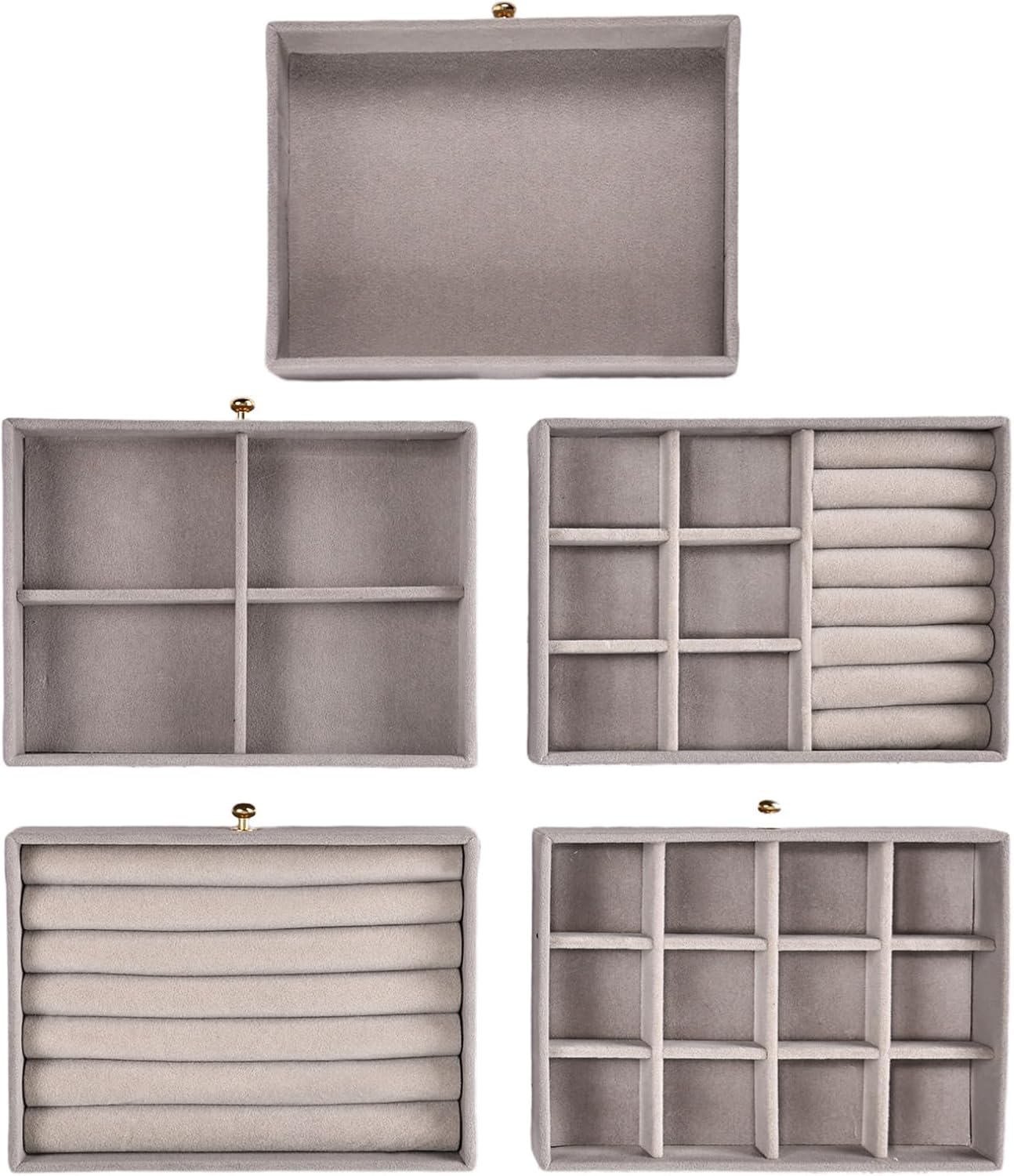 Greenfeather Organizador de joyas y almacenamiento con 7 cajones ex...