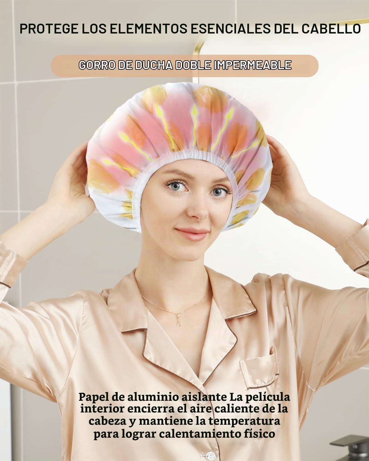 YIZIJIZI 2 Piezas Gorro Térmico para Acondicionamiento Profundo, Go...
