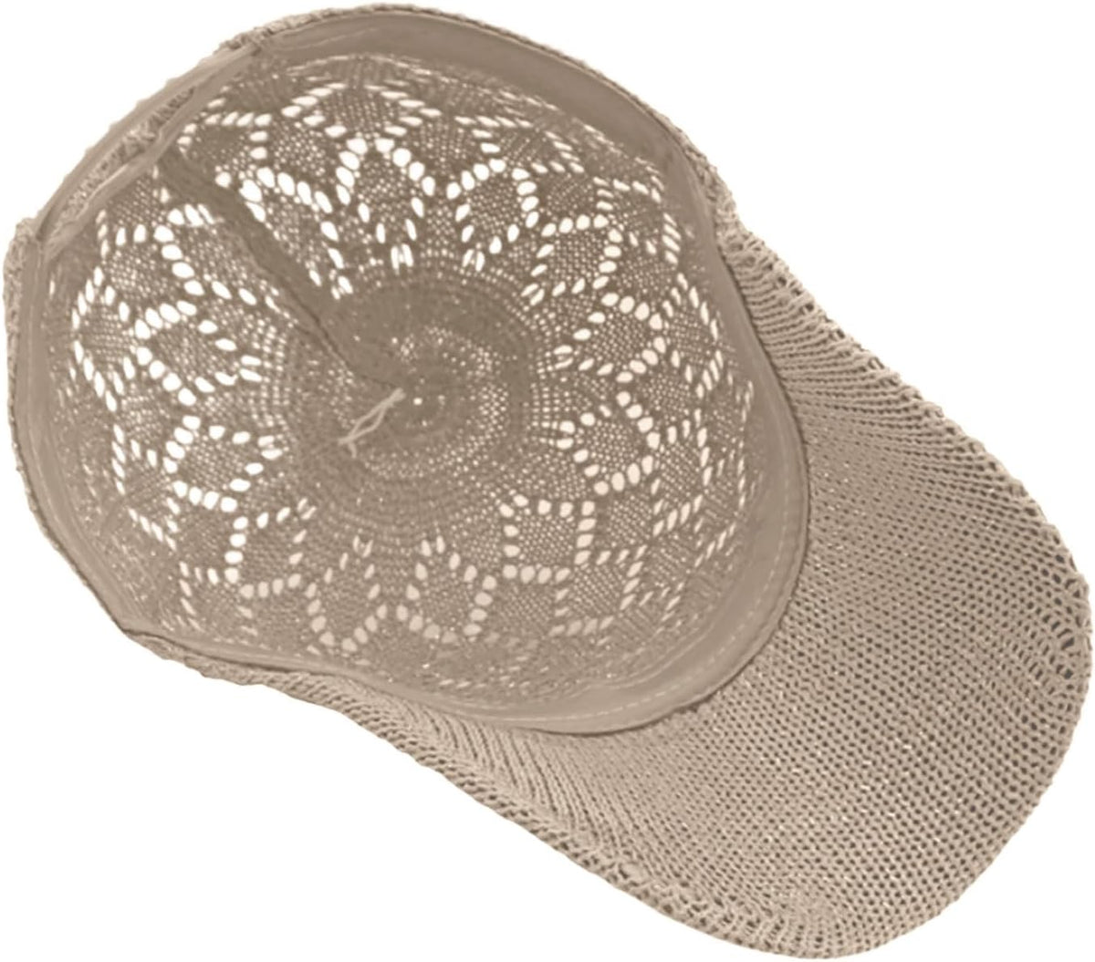 FASHIXD Gorra de béisbol de malla tejida de verano para mujer, somb...