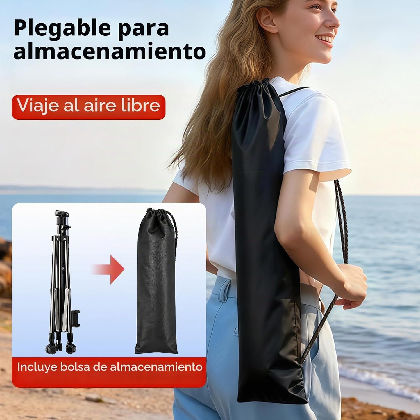NIFBANG Soporte de trípode para teléfono para grabación de video co...