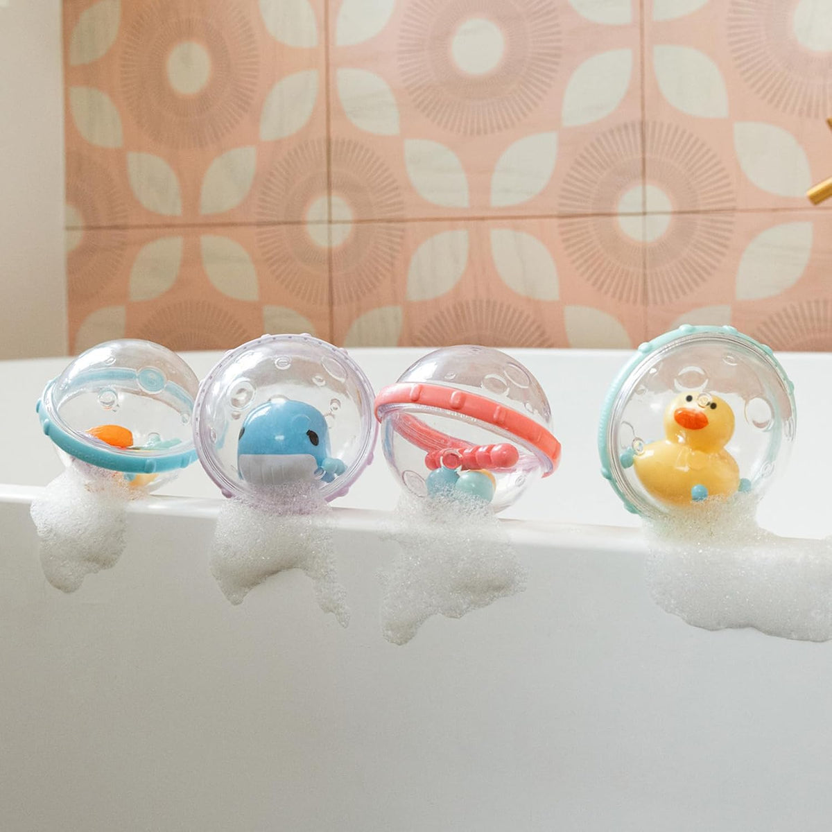 Munchkin® Float &amp; Play Bubbles™ - Juguete de baño para bebés y...