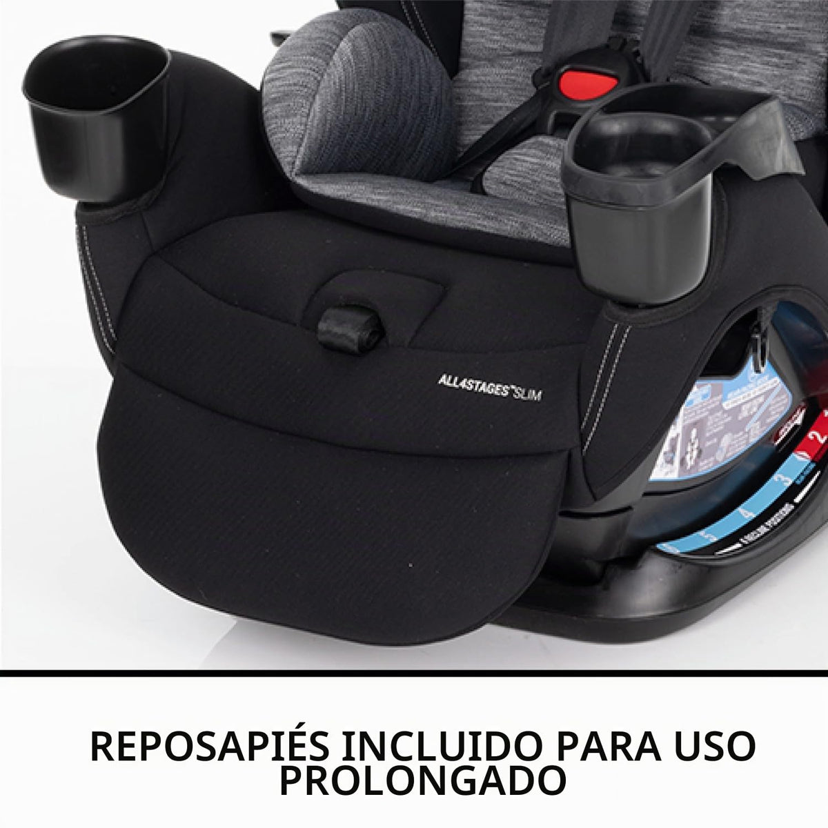 Evenflo All4Stages Slim Plus Canopy Asiento convertible 4 en 1 para...