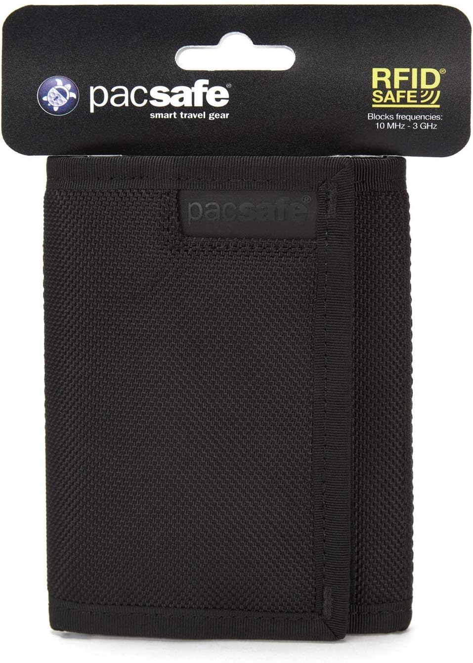 PacSafe Rfidsafe Z50 Rfid Bloqueo Tri-fold Cartera de viaje negra,...