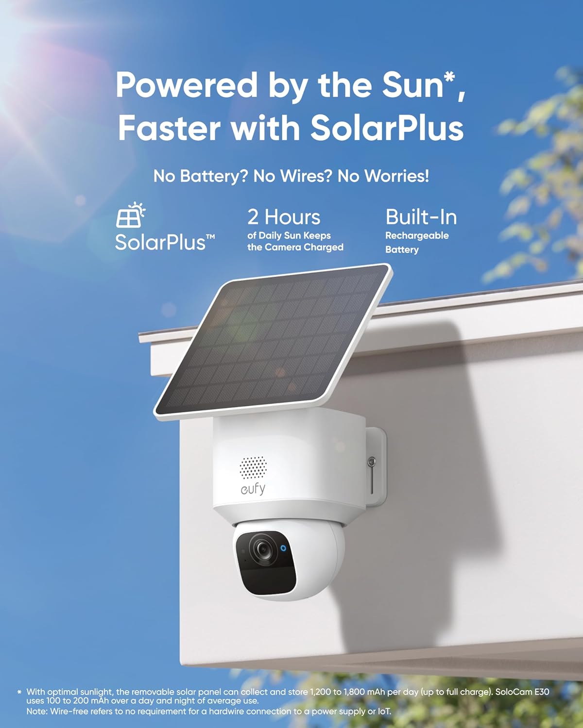 eufy Security SoloCam E30, kit de 2 cámaras, cámara de seguridad so...