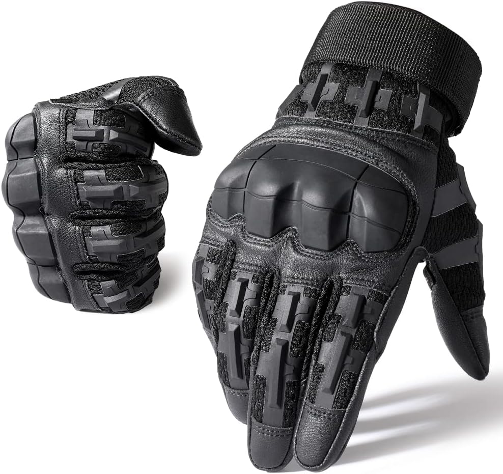 WTACTFUL Guantes tácticos para hombre y mujer, palma reforzada con...