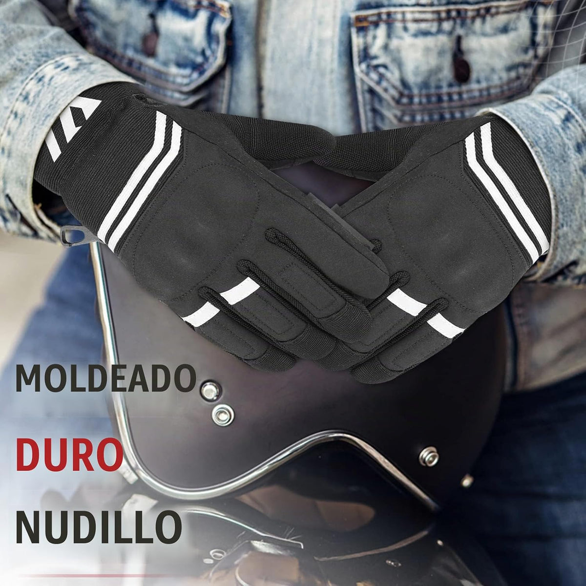 WFX Guantes de motocicleta de alta calidad, resistentes al viento,...