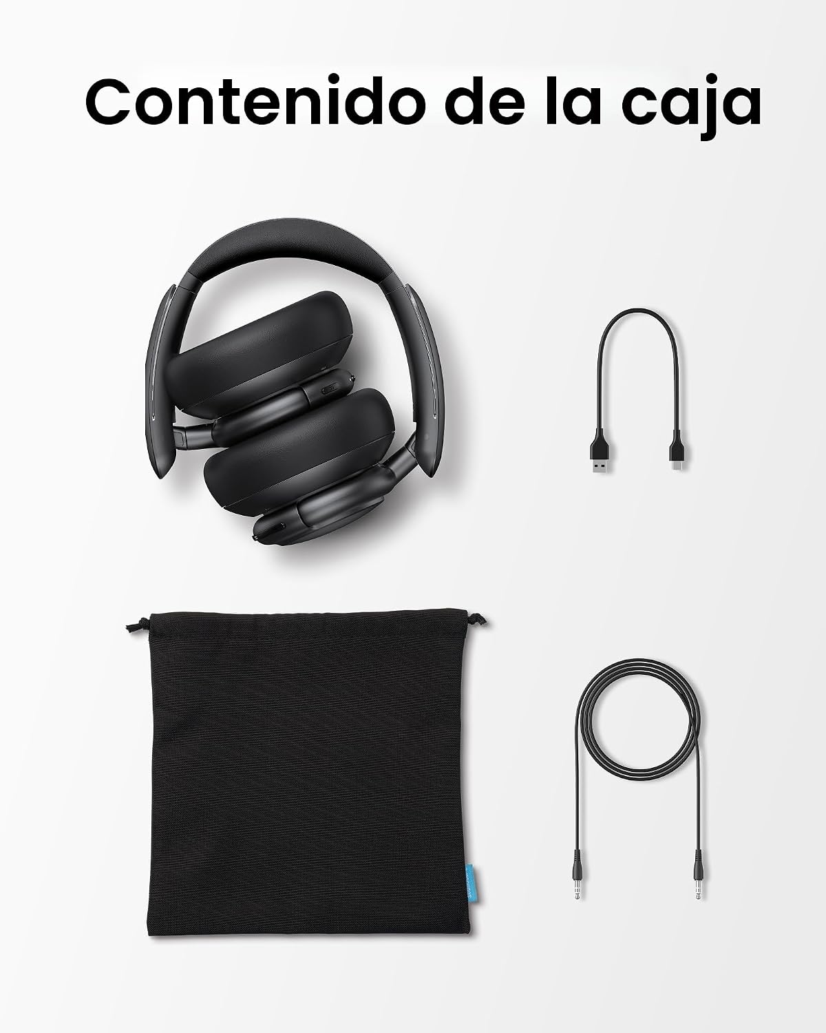 Soundcore Q30 de Anker, auriculares híbridos con cancelación activa...