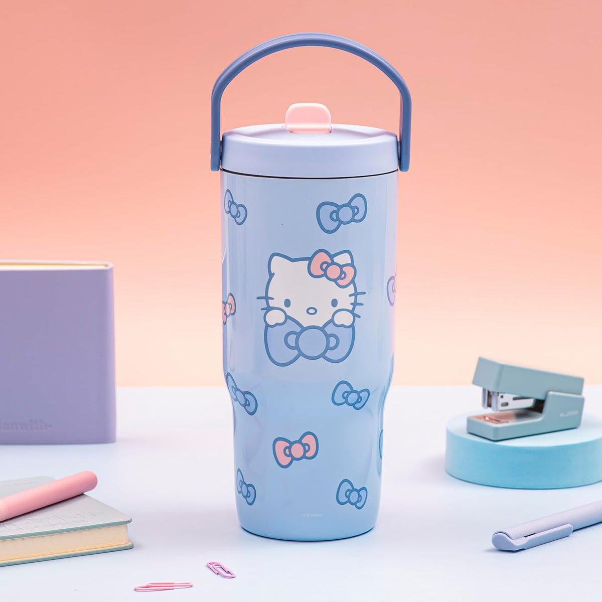 Zak Designs Sanrio Siply Sutton - Vaso para la escuela o viajes, bo...