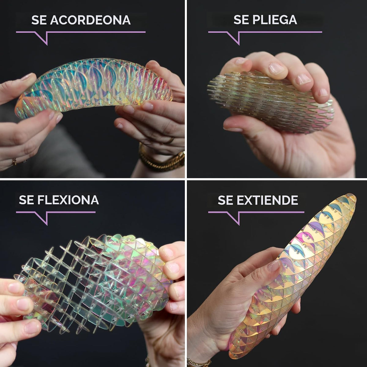 Morf Juguete de Gusano Antiestrés - Caracol Sensorial 3D Flexible F...