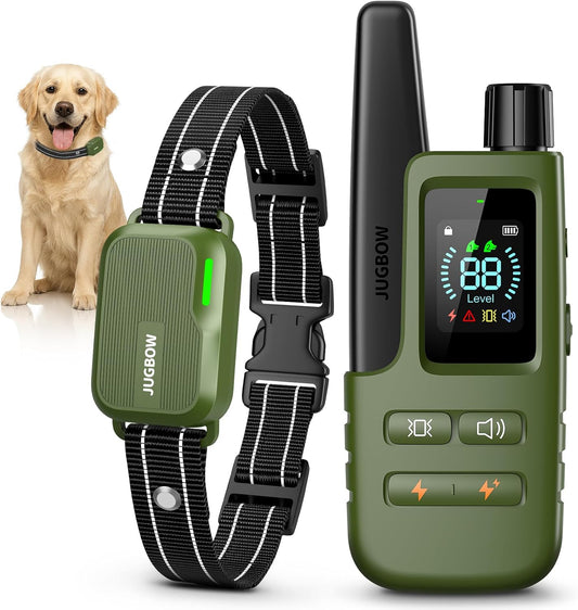Jugbow Collar de choque para perro, collar de entrenamiento para pe...