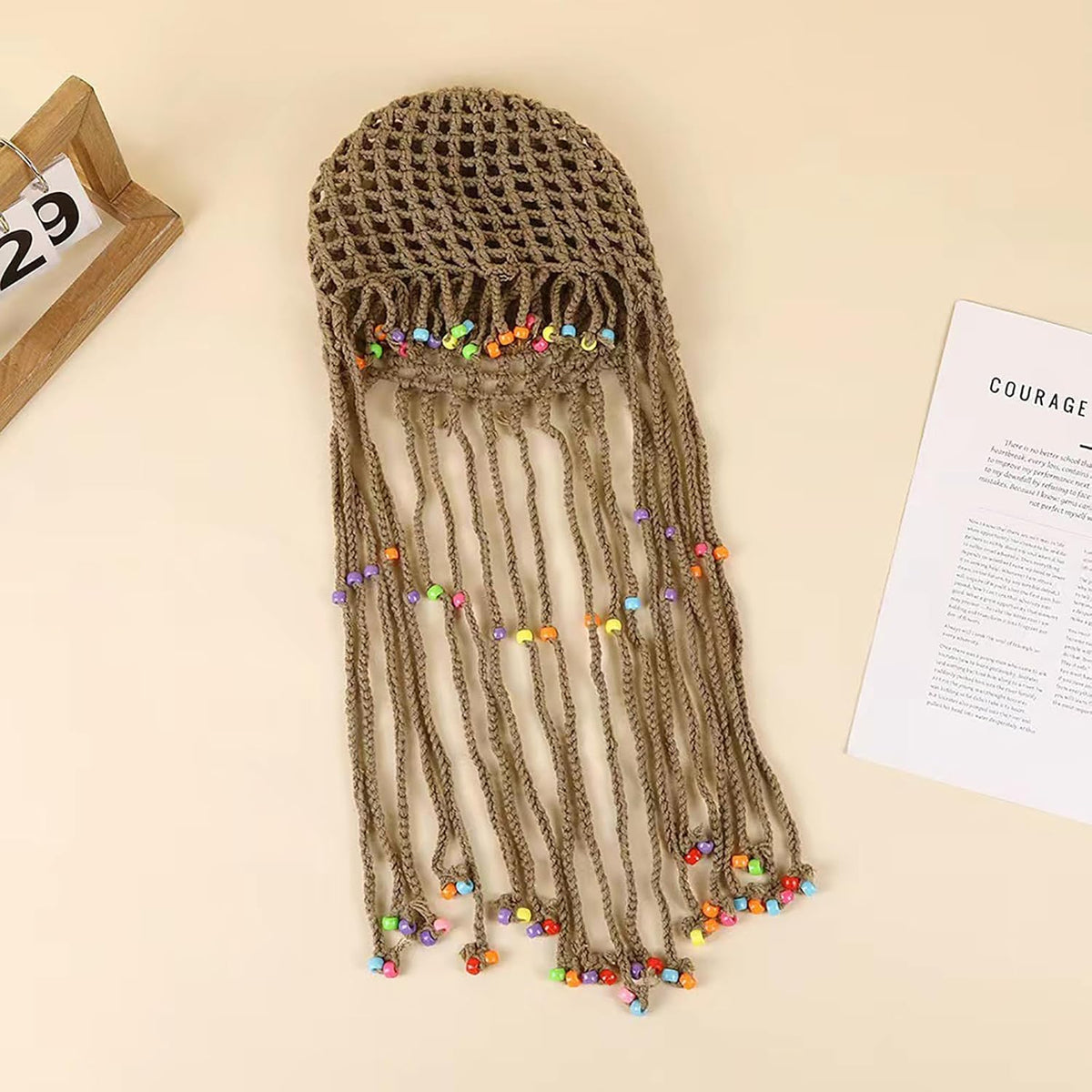 Julpsk Gorro de ganchillo hecho a mano para mujer, para verano, pla...