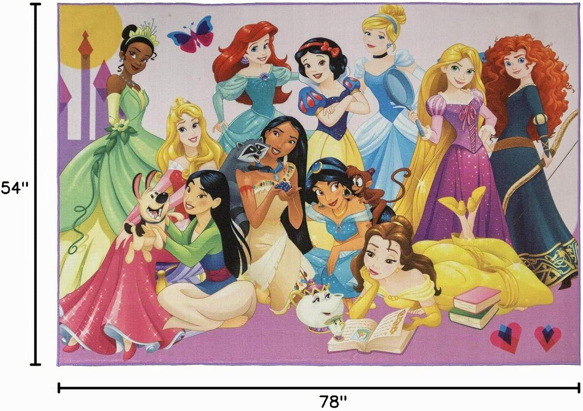 Gertmenian Disney Princesses 21275 - Alfombra interior de 4 x 6 pie...