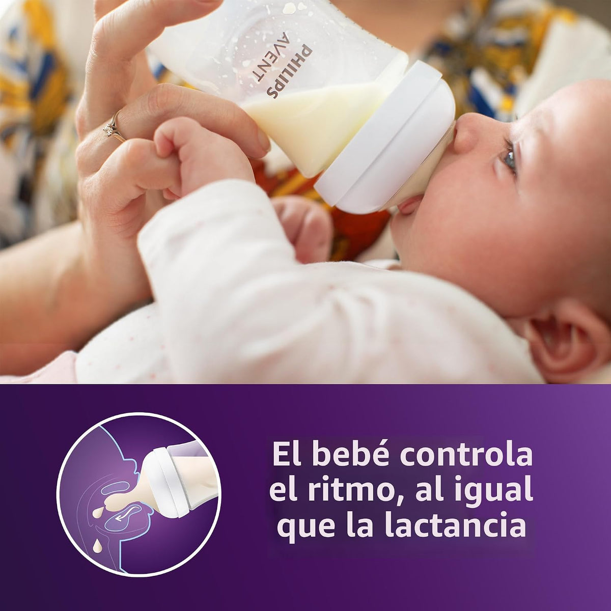 Philips Avent Set de regalo natural para recién nacido: 6 botellas,...