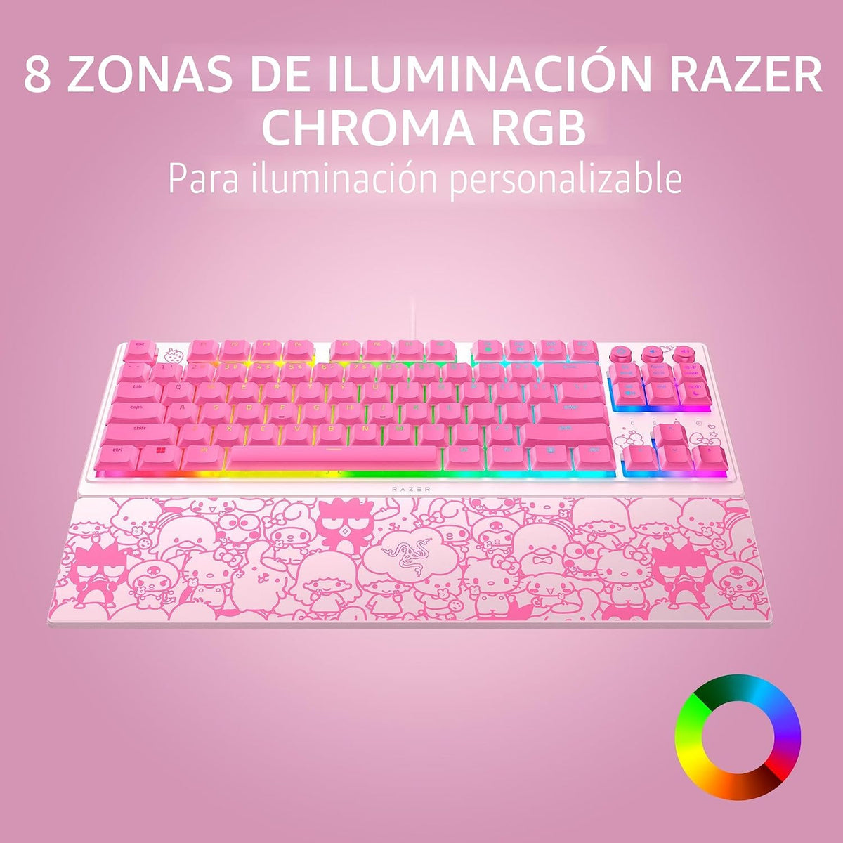 Razer Teclado para juegos Ornata V3 TKL, edición Hello Kitty &amp;...