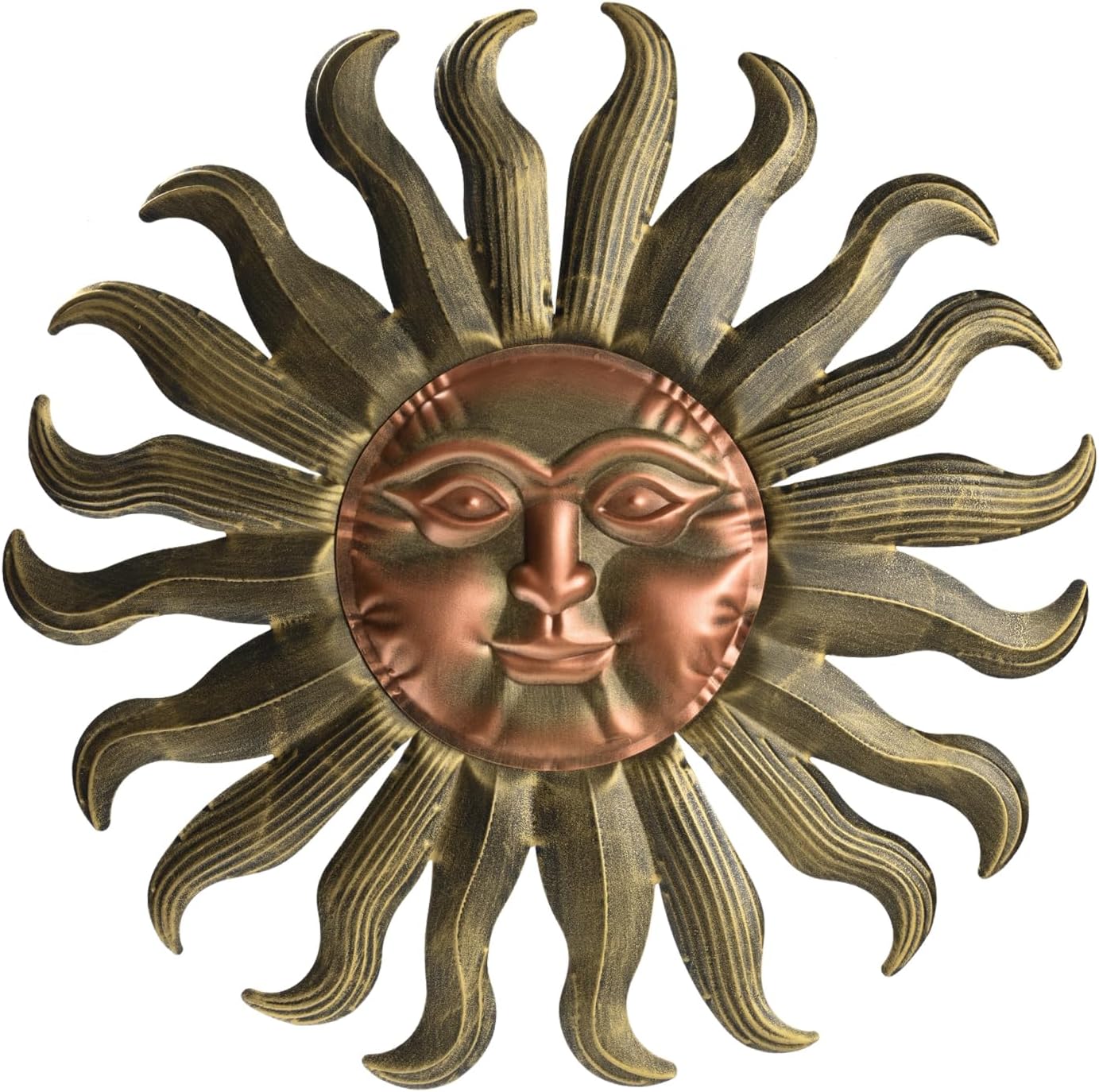 VZVXCC Arte de pared de metal de sol de 28 pulgadas, decoración par...