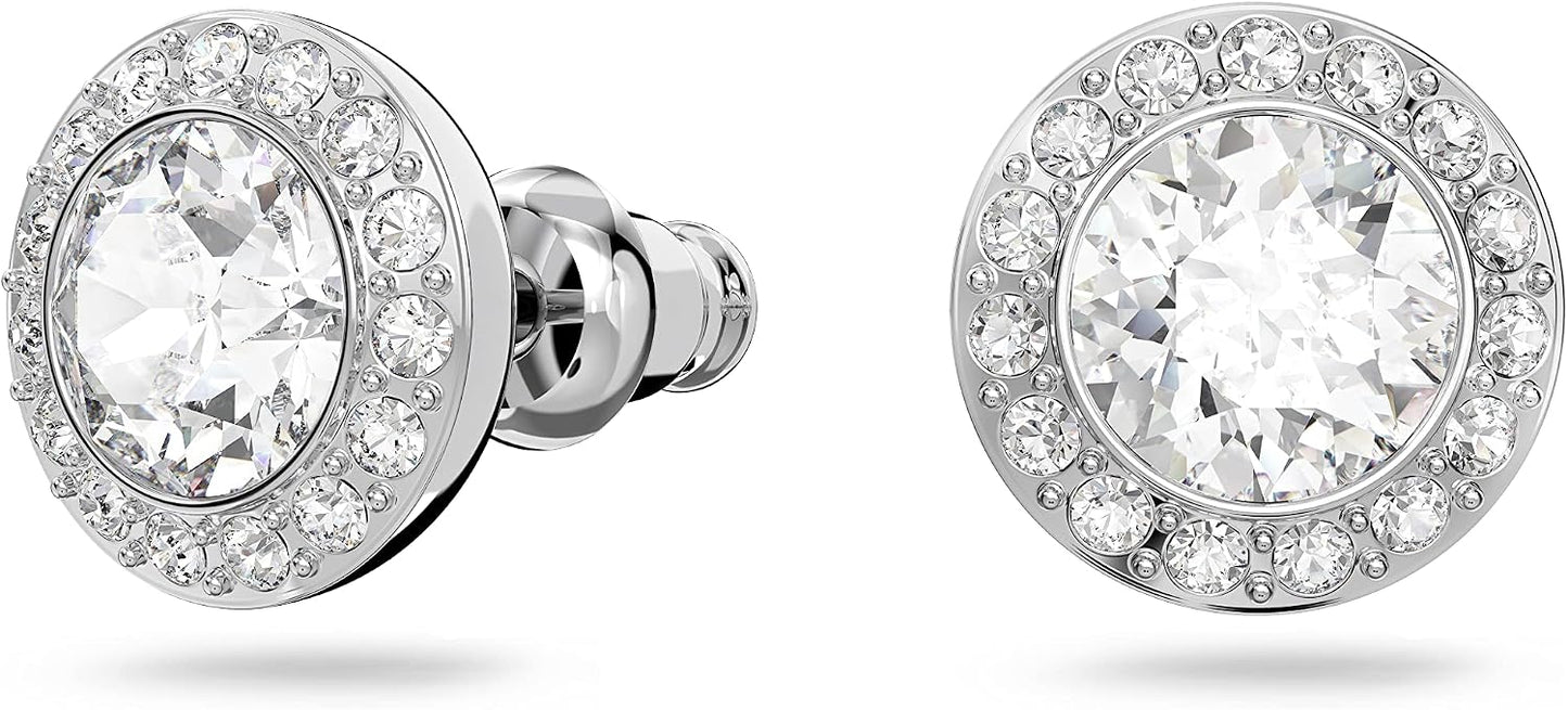 Colección de Pendientes de Botón de Cristal Angelical Una de Swarovski