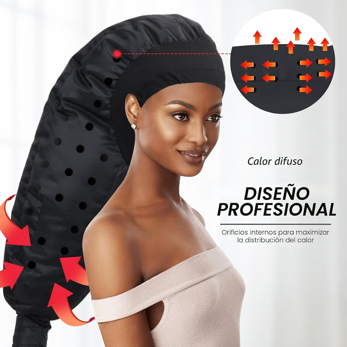 TEPENAR Accesorio para secador de pelo: tapas ajustables para secad...