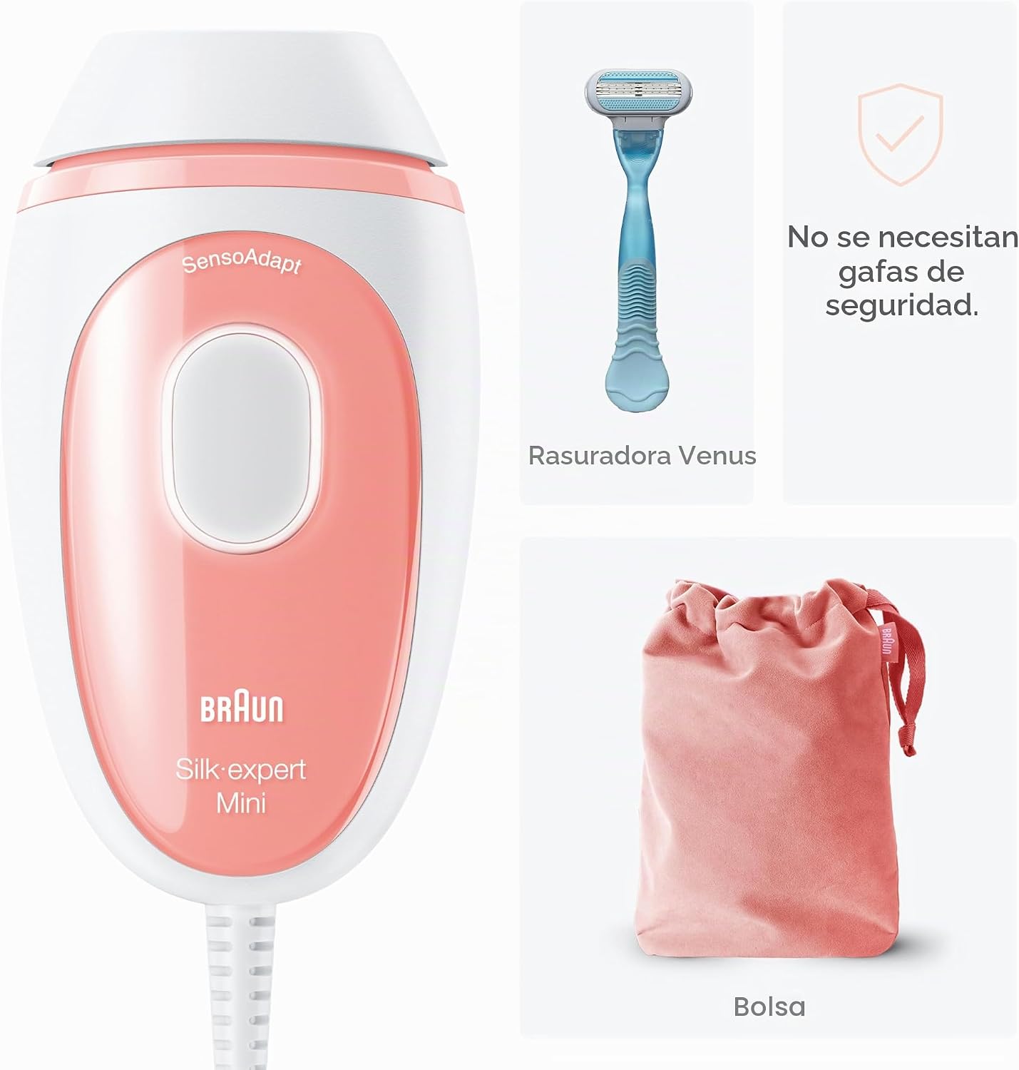 Braun IPL en casa depilación láser para mujeres y hombres, Silk Exp...
