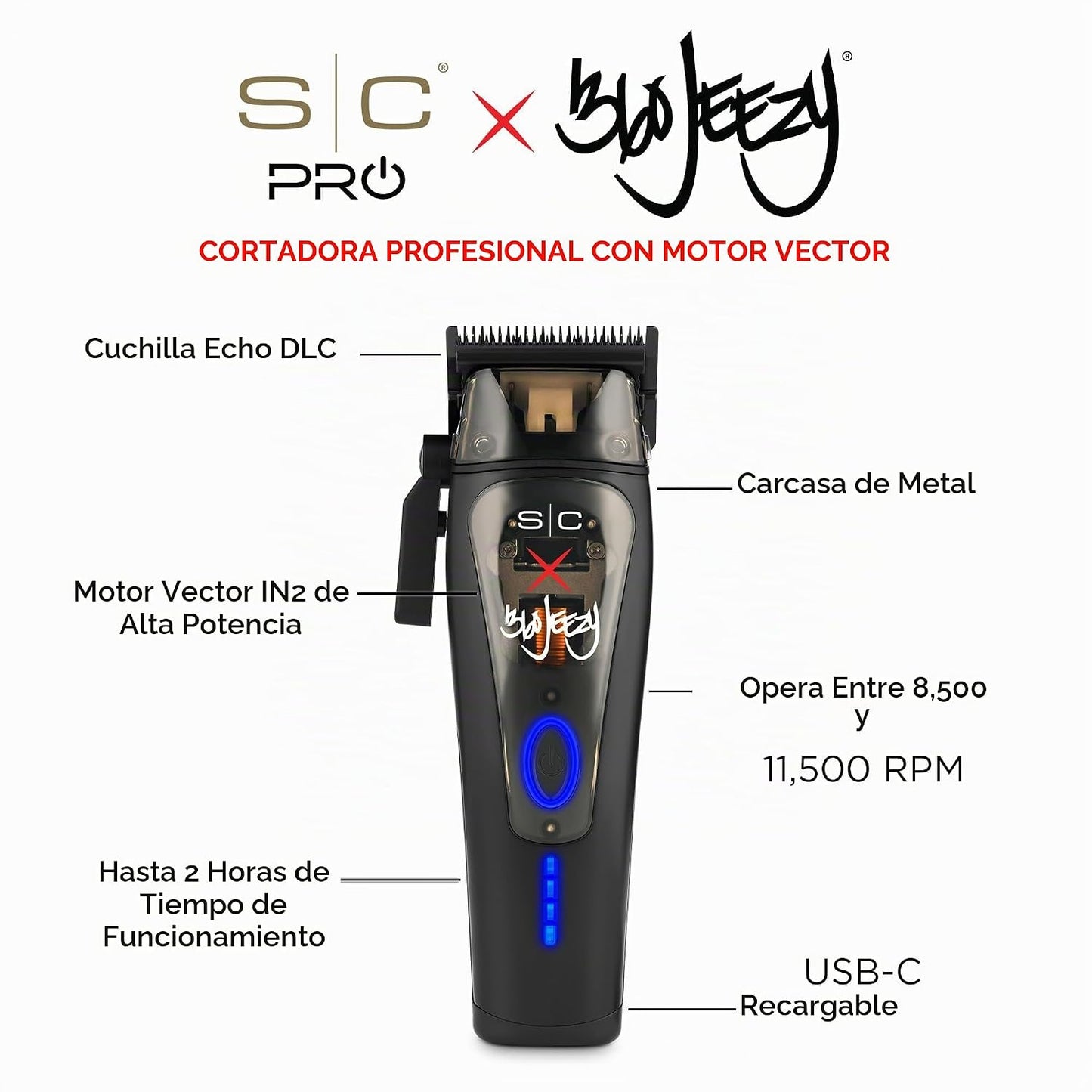 Stylecraft Instinct Professional IN2 - Cortadora de pelo inalámbric...