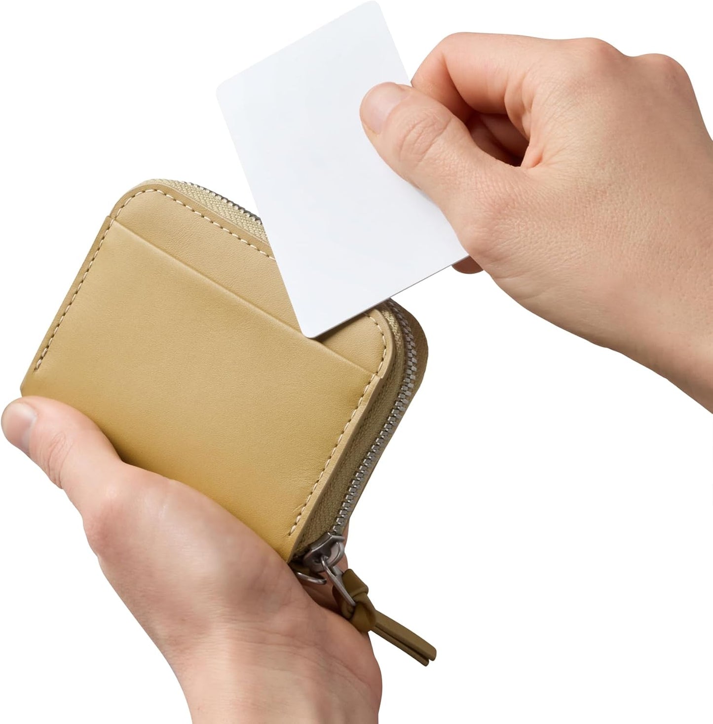 Bellroy Folio Piccolo, Cartera pequeña de piel con cremallera - Mos...