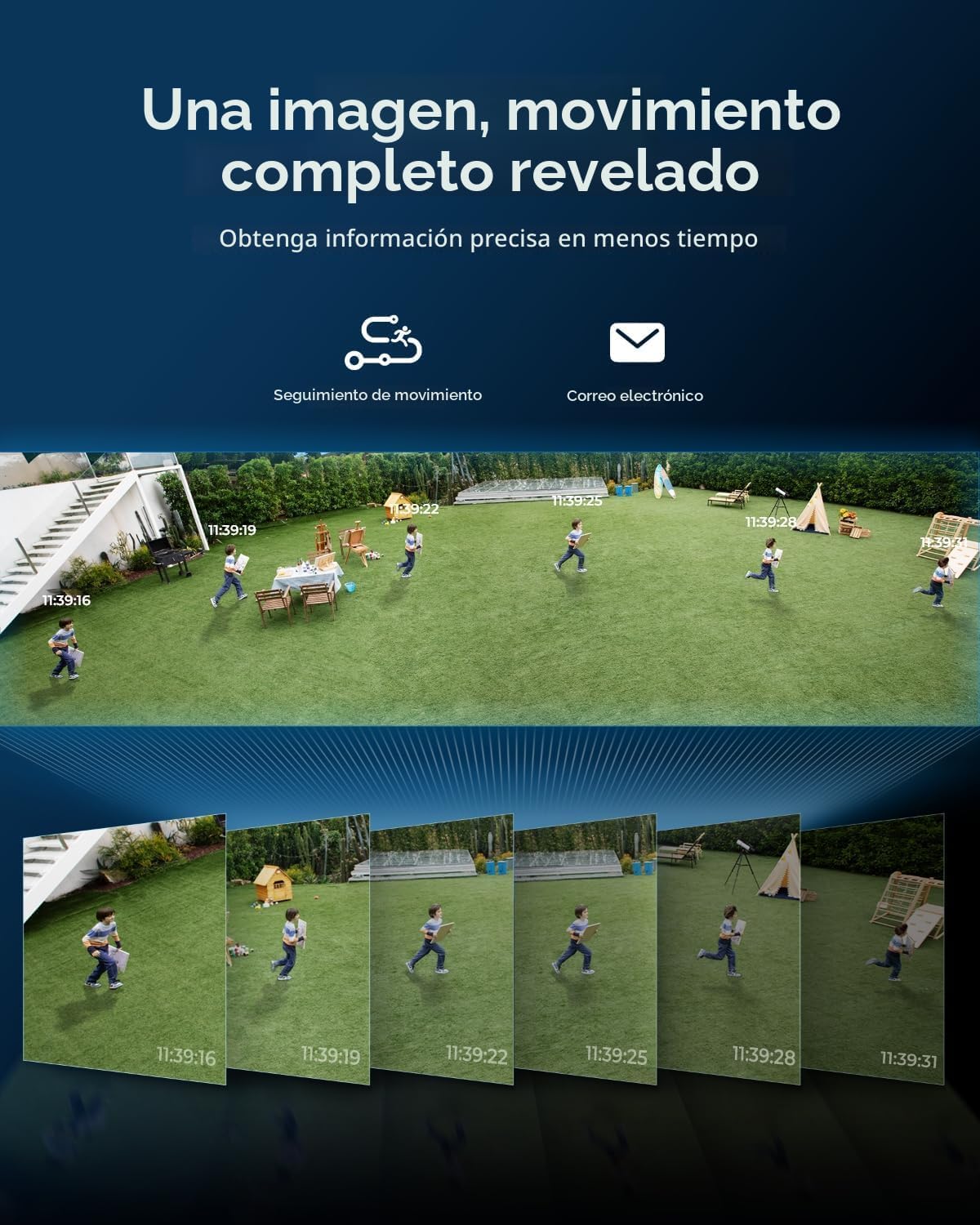 REOLINK Duo 3 PoE 16MP UHD Cámara de Seguridad PoE de Doble Lente c...