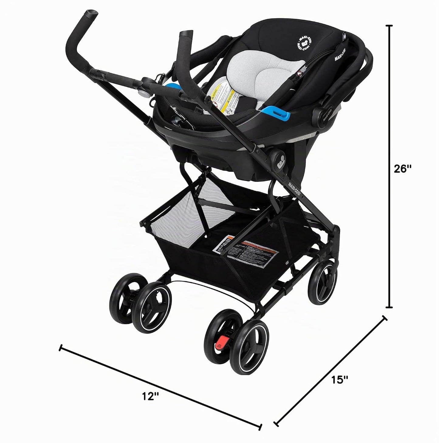 Maxi-Cosi Maxi-Taxi Xt - Cochecito de bebé, organizador de asiento...
