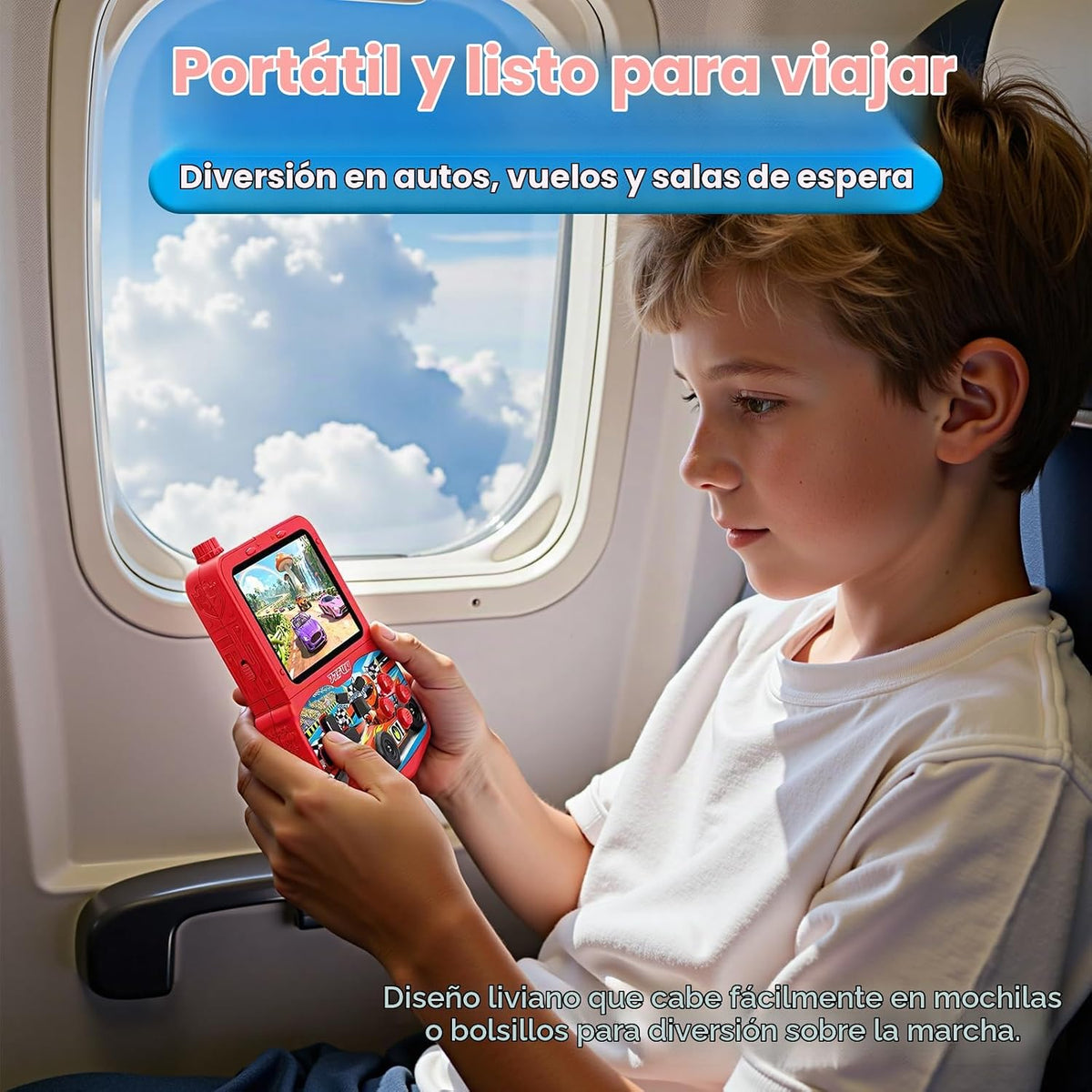 VOLGUARD II Consola de juegos de mano para niños con 220 videojuego...