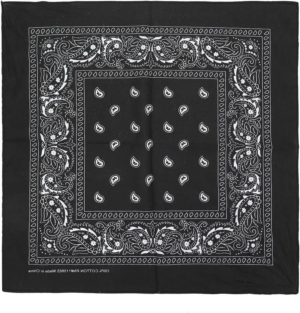 Bioworld Juego de pañuelos ligeros multicolores de 22.0 x 22.0 in (...