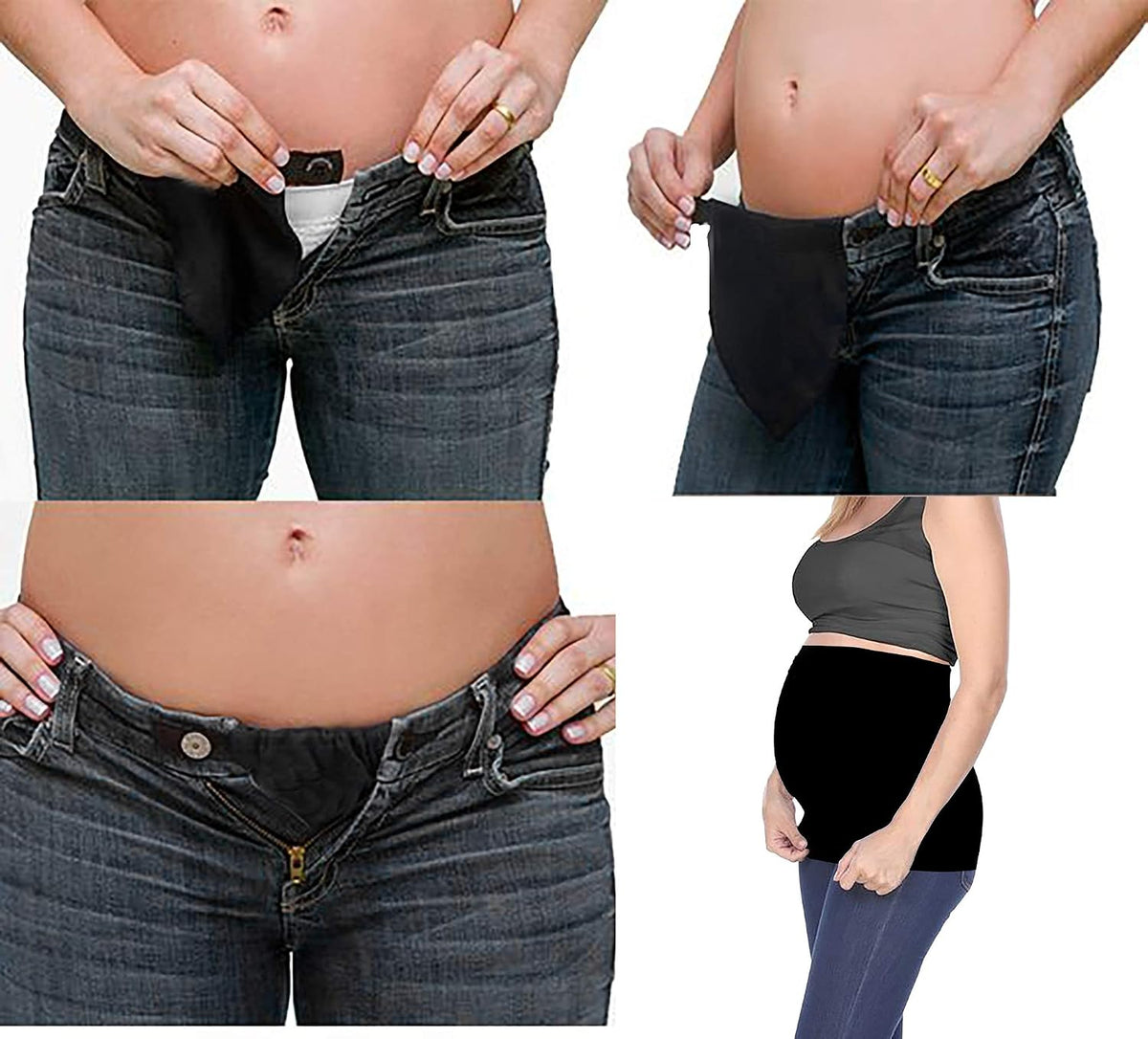 Diravo Paquete de 3 bandas para el vientre de maternidad para embar...