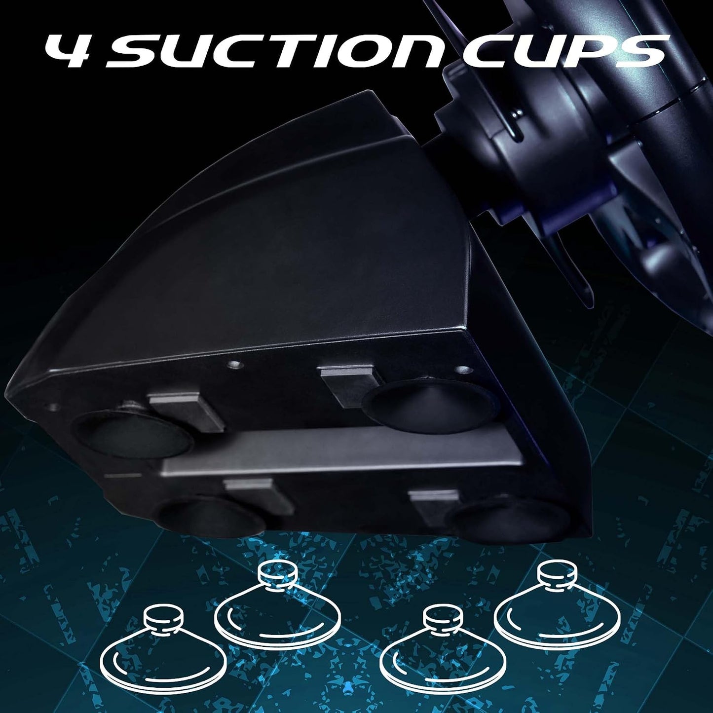 SUBSONIC Racing 220RS-5 RGB Volante para juegos PS5 y PC \u2013 Ped...