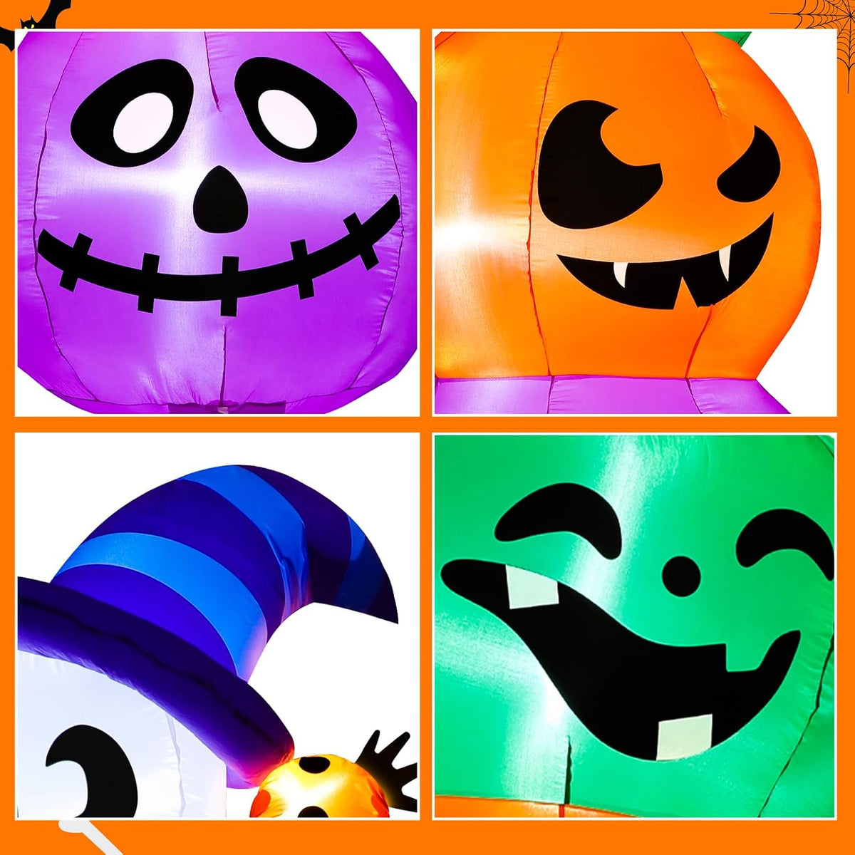 LOYO Decoraciones inflables de Halloween para exteriores, fantasmas...