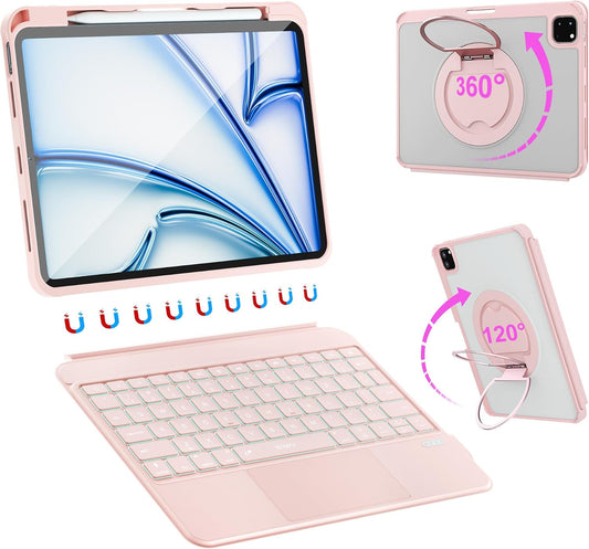 WIWU Funda para iPad Air de 11 pulgadas con teclado A16 10ª generac...