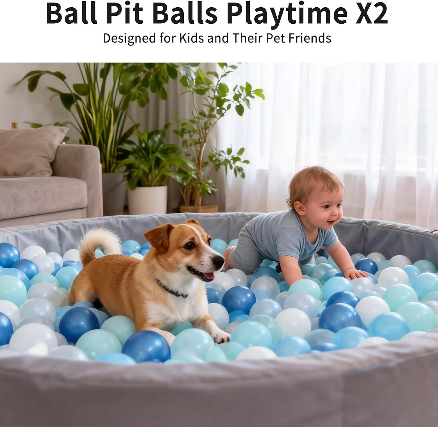 STARBOLO Pelotas de Piscina de Pelotas para Niños Pequeños Paquete...