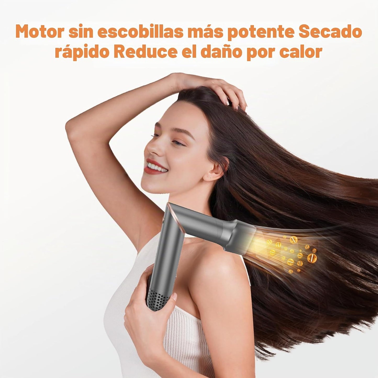 Cepillo secador de pelo de 6 en 1, potente cepillo secador de aire...