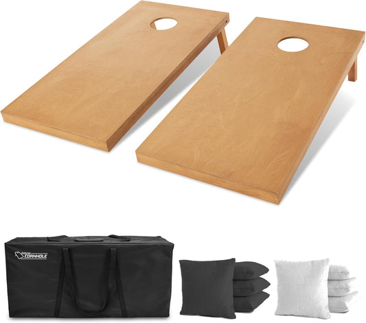 GoSports Juego de tablas de cornhole de madera de tamaño reglamenta...