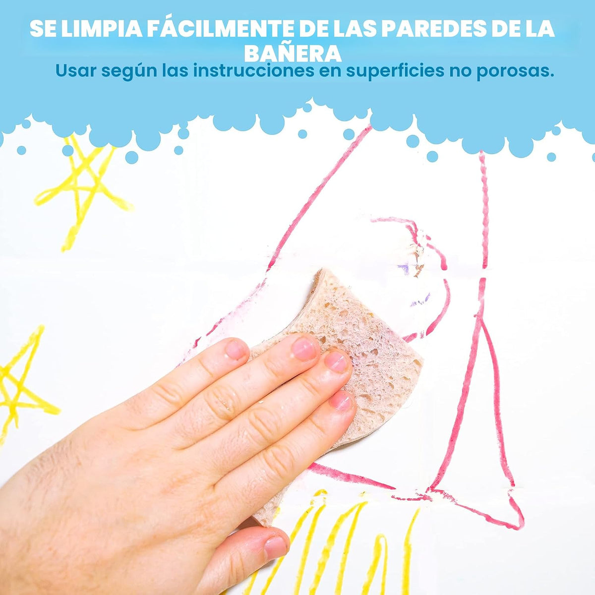 Tub Works® Crayones de baño con aromas dulces Smooth™, juguete de b...