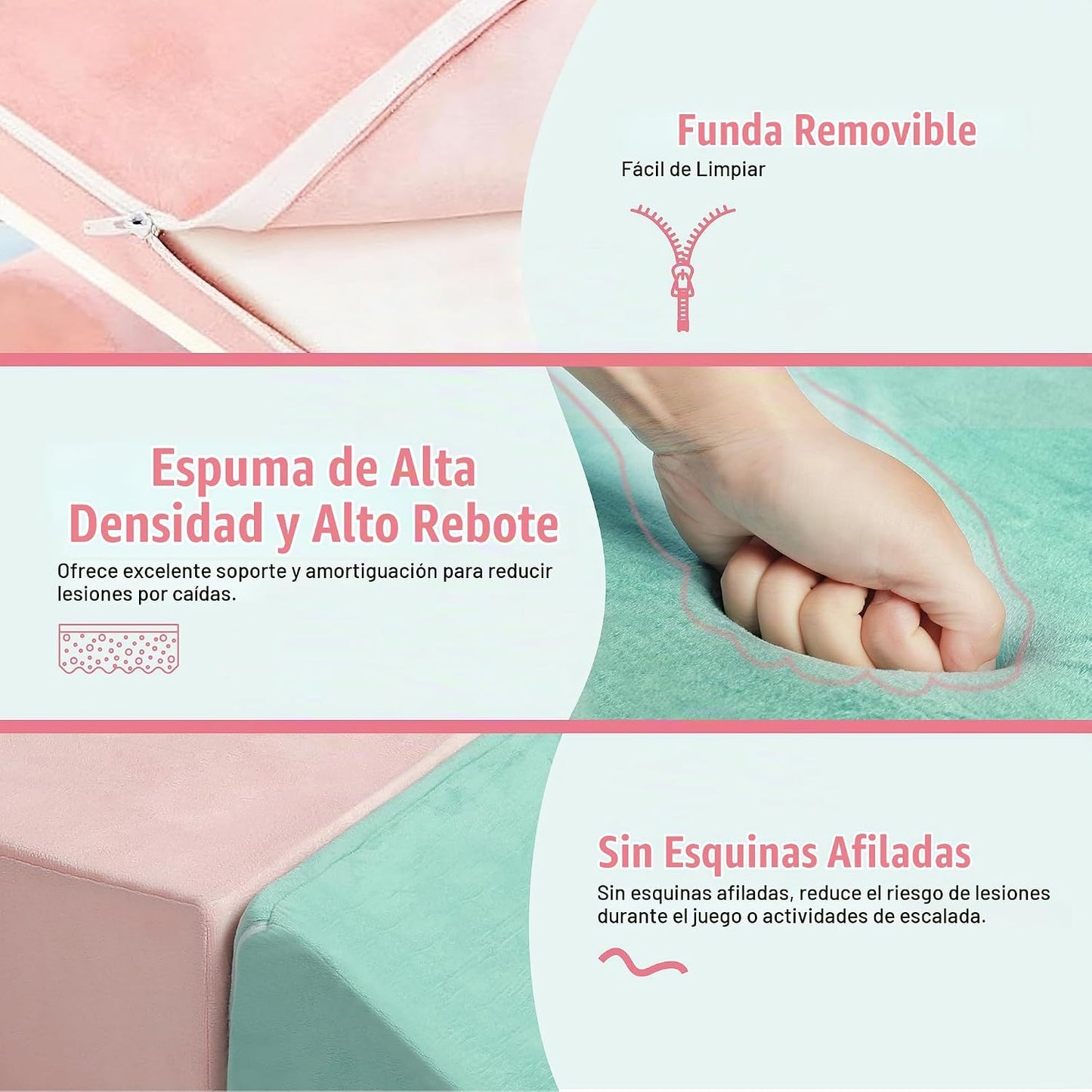 HHH HIKECUCAN Juguetes de escalada suaves para niños pequeños de 1...