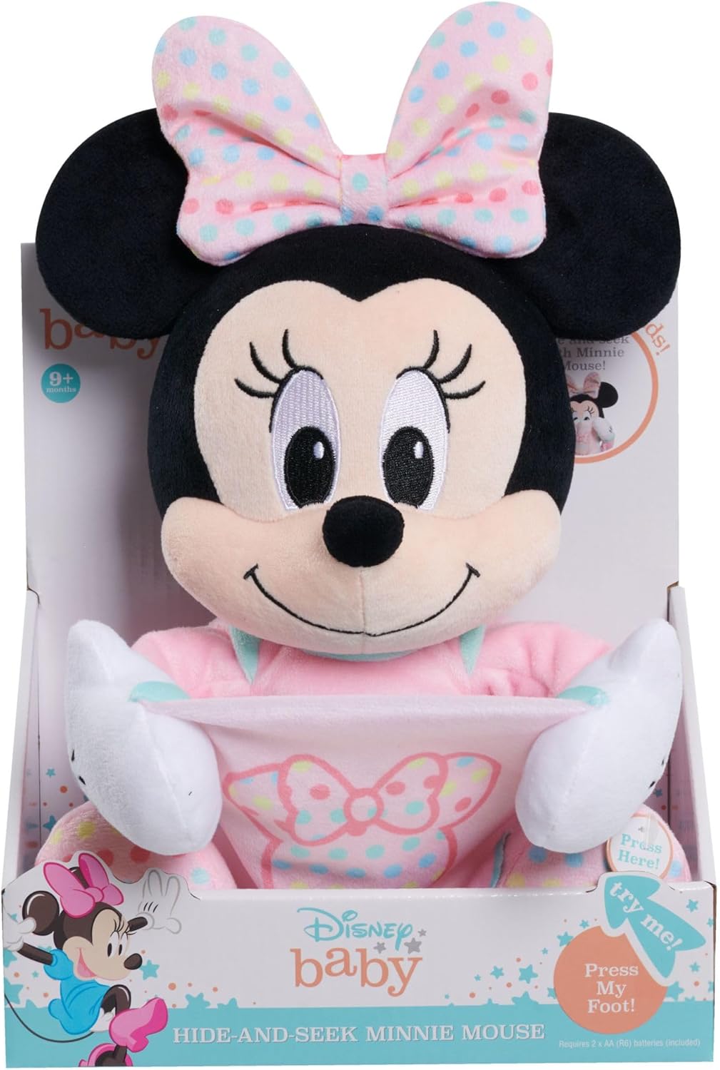 Disney Baby - Muñeco interactivo de Minnie Mouse de 28 centímetros...
