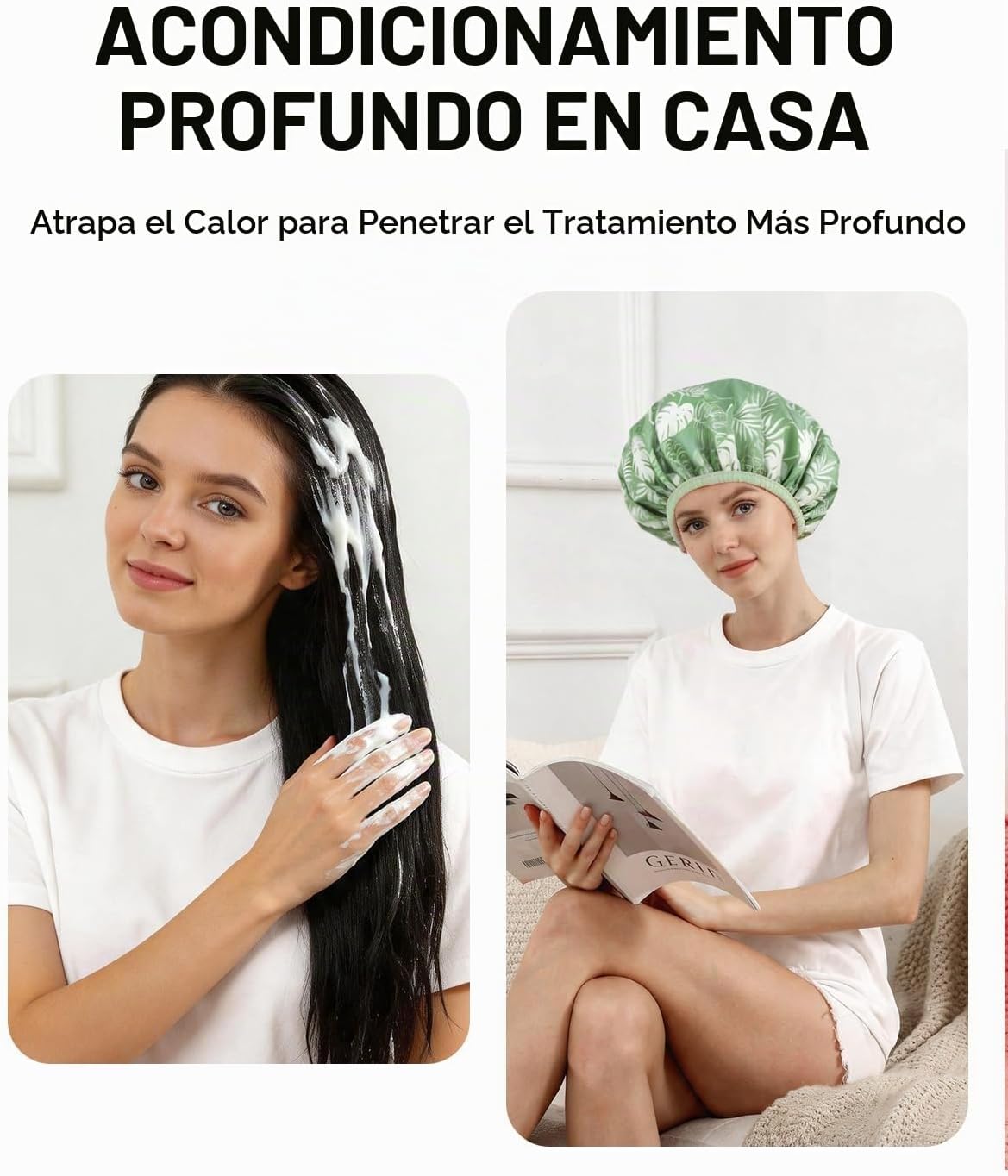 YIZIJIZI 2 tapas térmicas para el cabello de acondicionamiento prof...