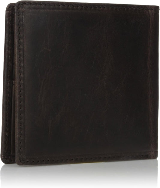 FRYE Billetera plegable antigua Logan para hombre