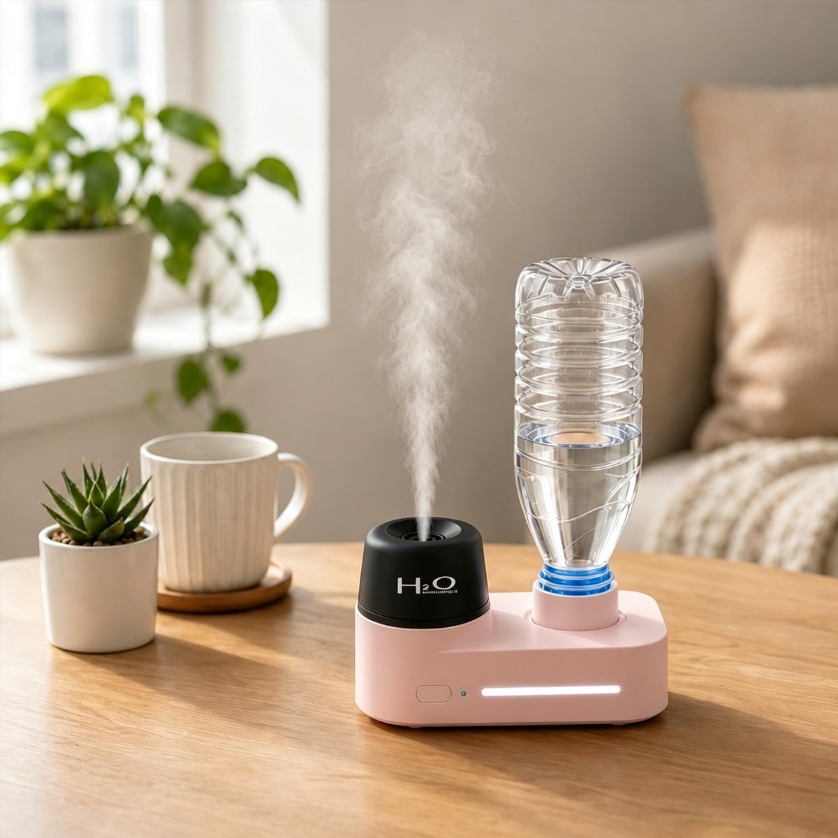 Gmuray Humidificador de viaje, mini niebla fría portátil, recargabl...
