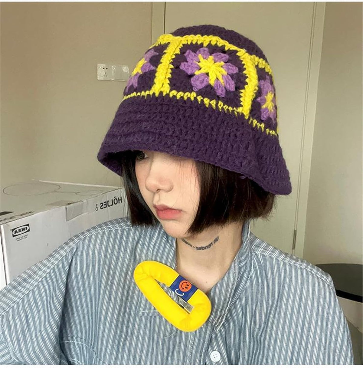 Sombreros de ganchillo para mujer, sombreros de ganchillo hechos a...