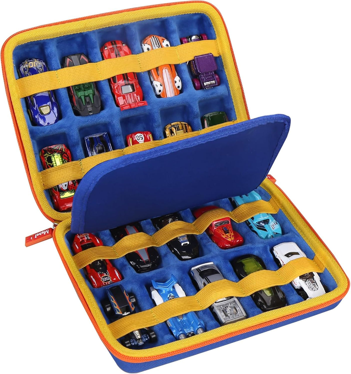 Mchoi Funda de transporte a prueba de golpes para Hot Wheels 20 coc...